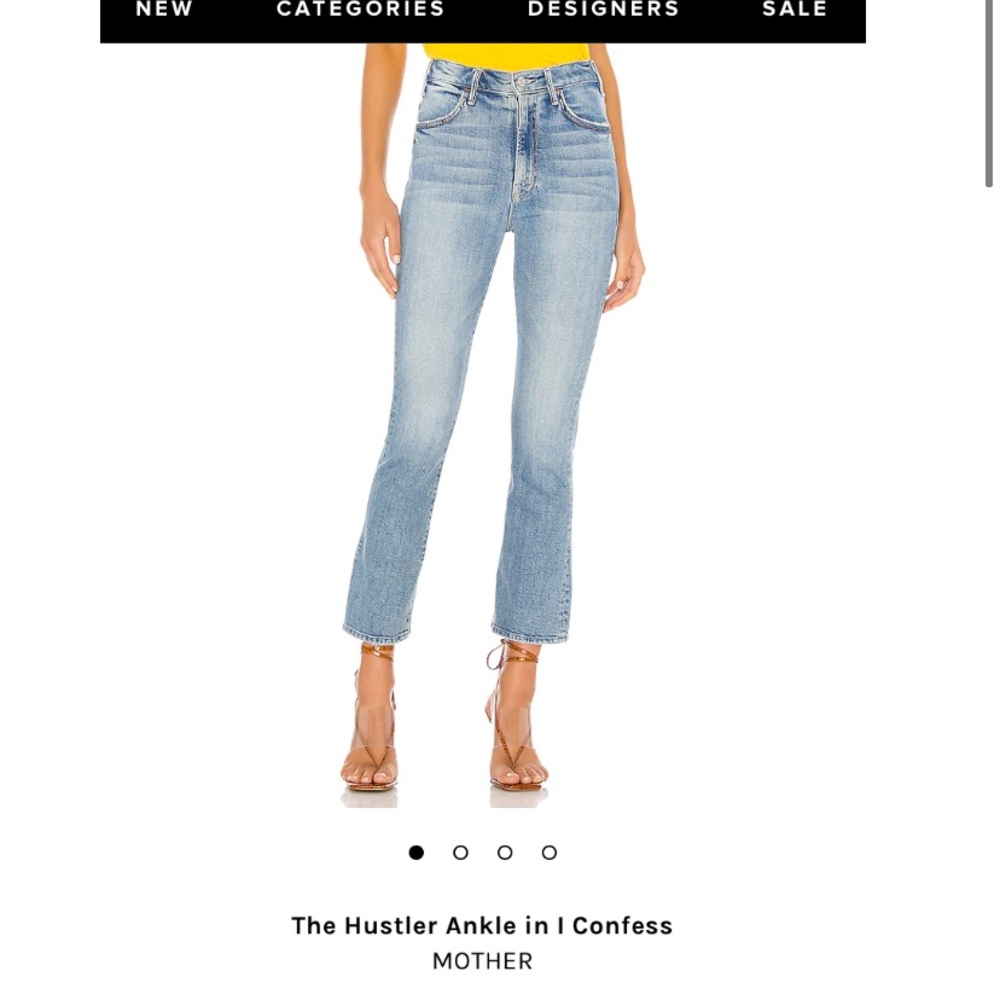 Mother Denim The Hustler Ankle Jean in I Confess